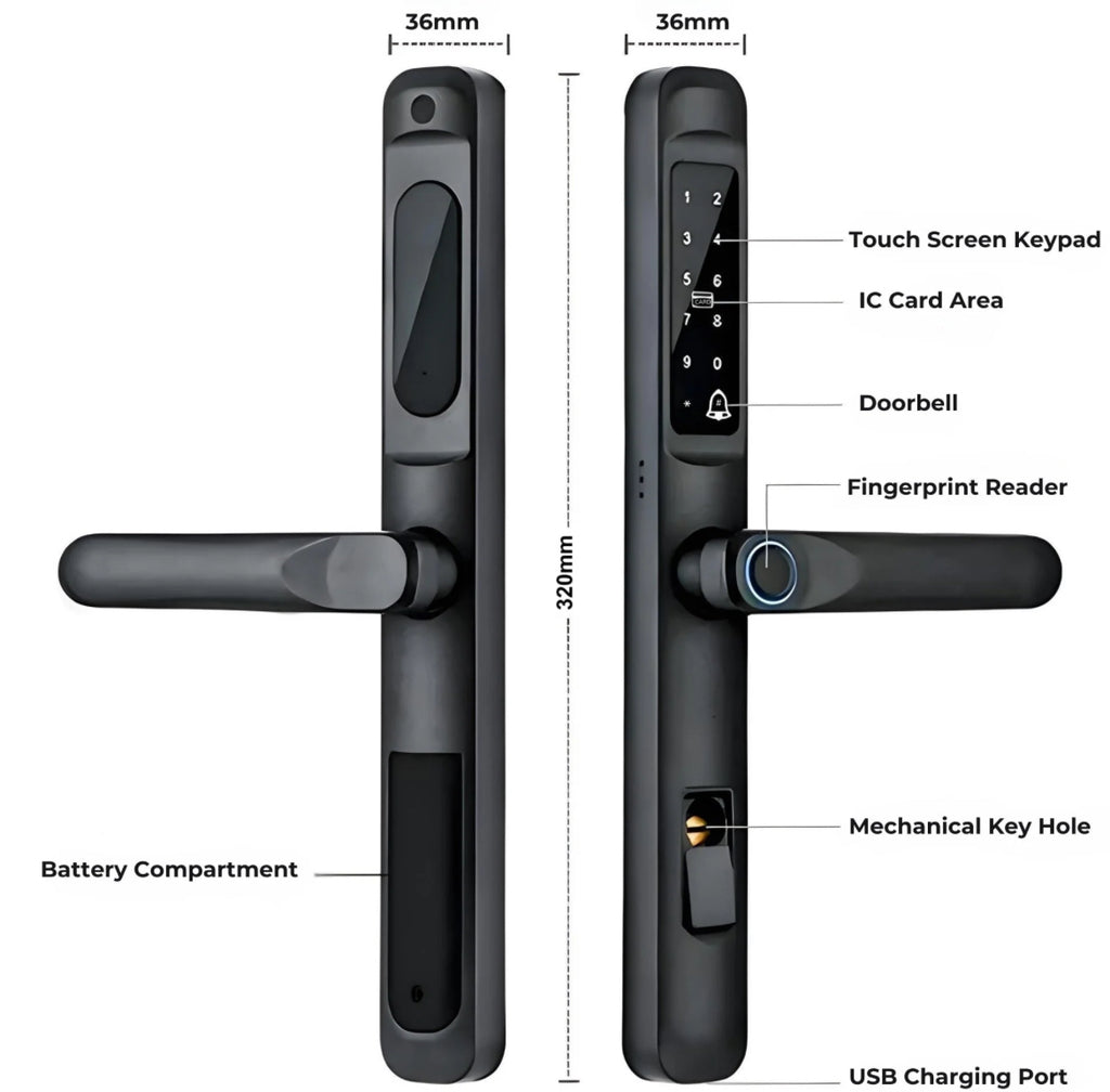 Smart Secure Slim Door Lock - The smarter way to protect your home